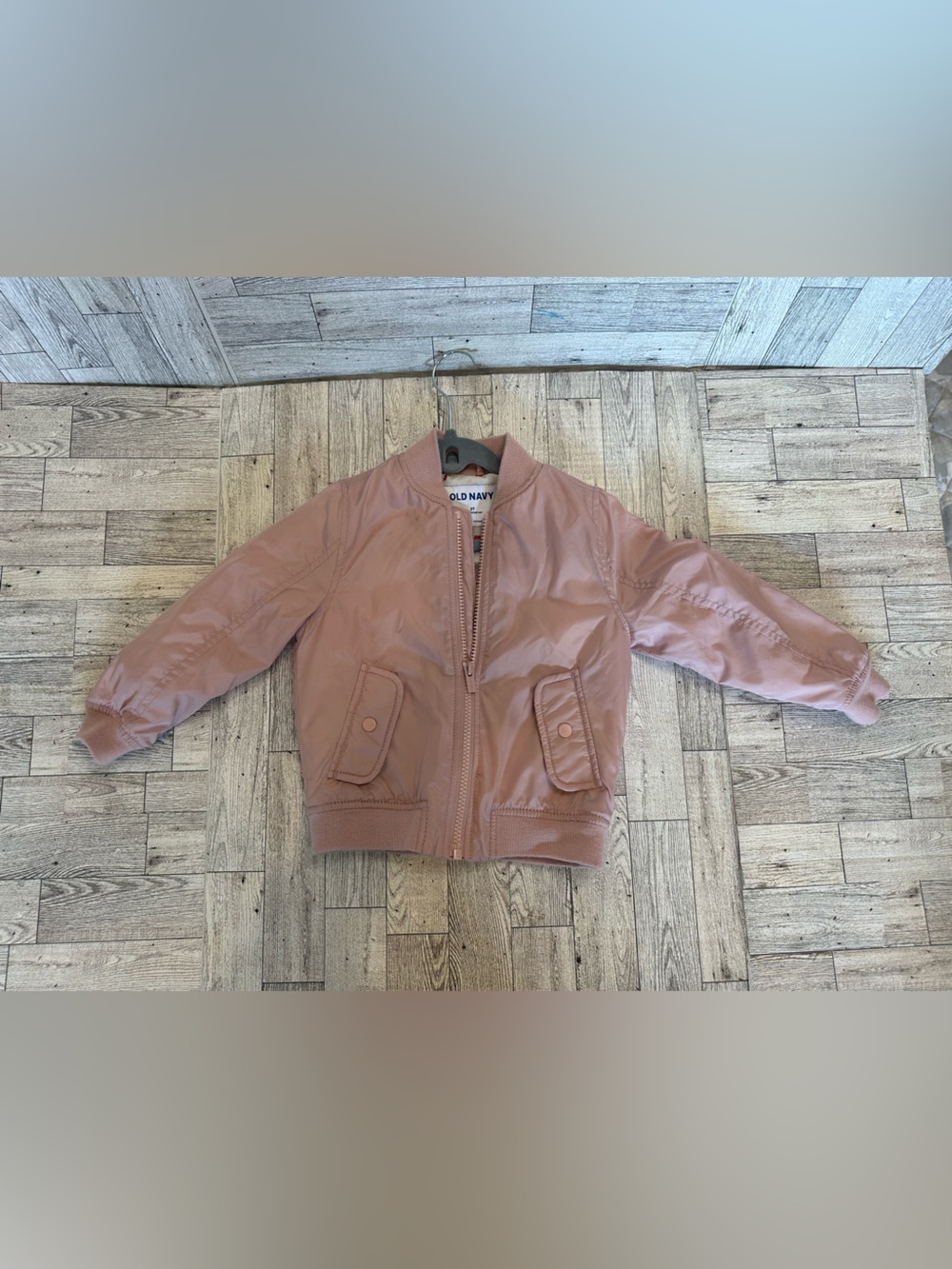 Size 3T Old Navy Girls' Dusty Rose Bomber Jacket